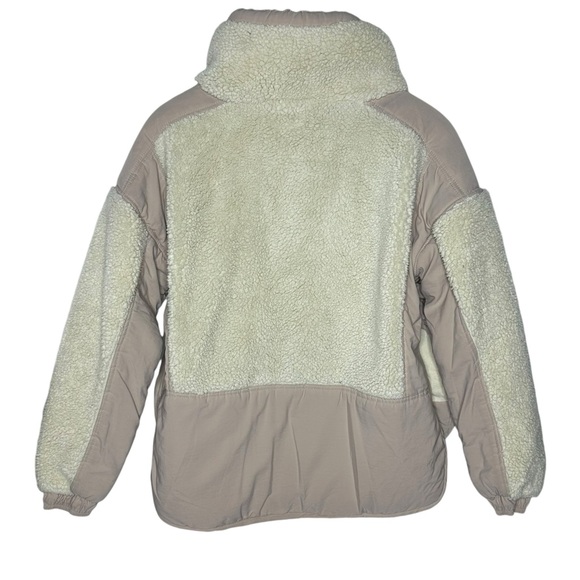 FINAL Last DAY Anthropologie Daily Practice Cream Long Sleeve Sherpa Jacket s - Picture 6 of 14